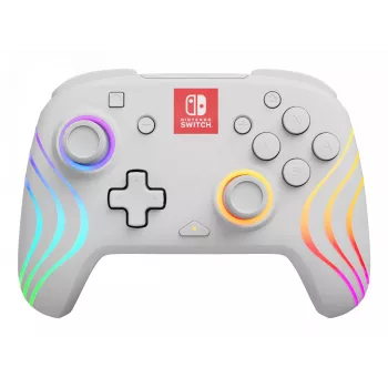 Mando PDP Afterglow Wave blanco analógico / digital Nintendo Switch, Nintendo Switch OLED