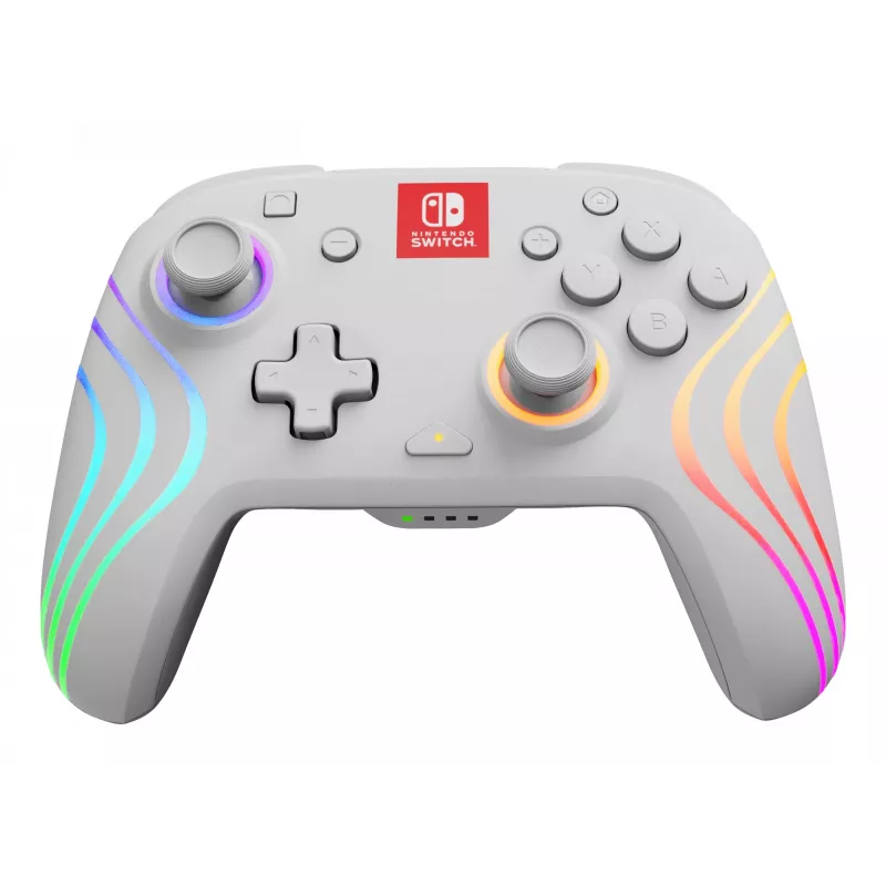 Mando PDP Afterglow Wave blanco analógico / digital Nintendo Switch, Nintendo Switch OLED