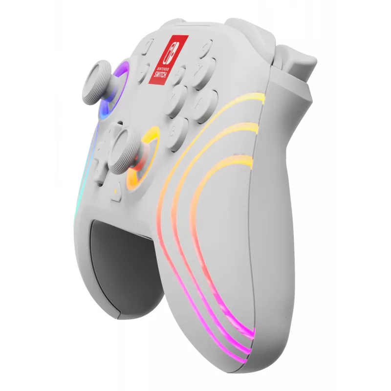 Mando PDP Afterglow Wave blanco analógico / digital Nintendo Switch, Nintendo Switch OLED