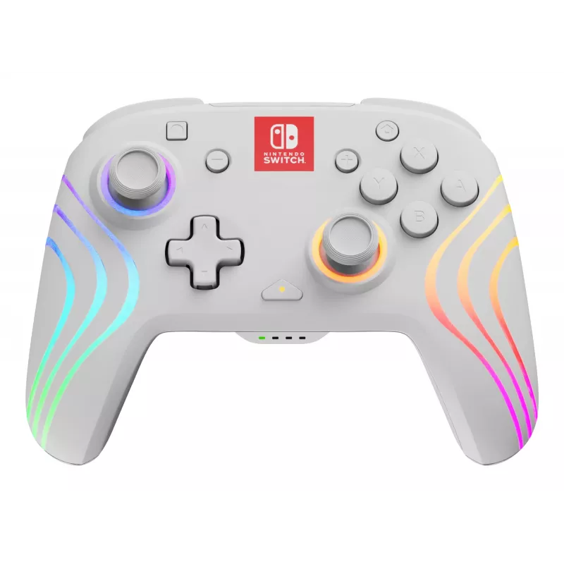 Mando PDP Afterglow Wave blanco analógico / digital Nintendo Switch, Nintendo Switch OLED