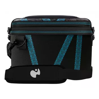 Funda rígida PDP Nintendo Switch Kart Drift Overnight Case GLOW negra azul