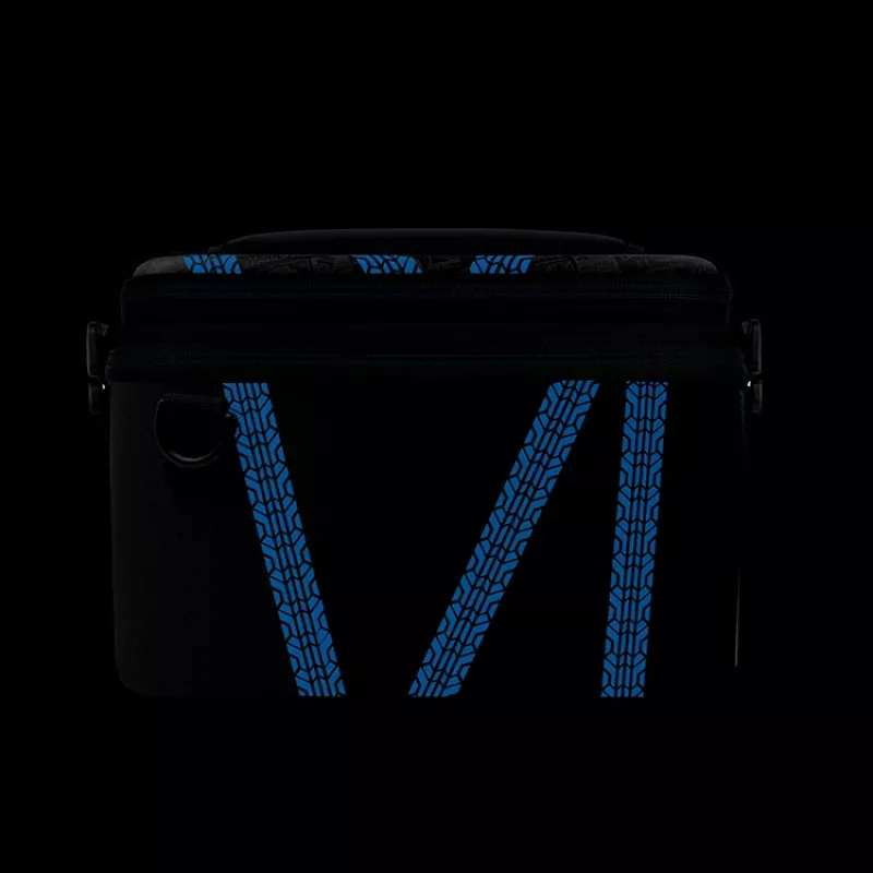 Funda rígida PDP Nintendo Switch Kart Drift Overnight Case GLOW negra azul