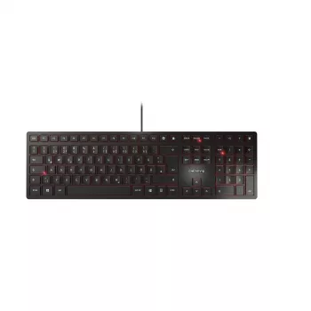 Teclado CHERRY KC 6000 slim USB nórdico negro