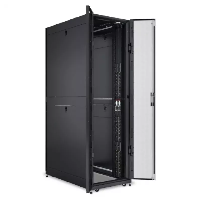 Unidad de distribución de alimentación APC NetShelter 9000 PDU 24 salidas AC (C13/C15/C19/C21), NEMA L6-20P, 200–208 V, 20 A, vertical 0U, negra