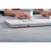Teclado CHERRY KW 9100 slim FOR MAC universal USB + Bluetooth QWERTY nórdico plateado