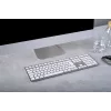 Teclado CHERRY KW 9100 slim FOR MAC universal USB + Bluetooth QWERTY inglés plateado