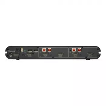Belkin F1DN202KVM-UN-4 Universal Secure Dual-Head 2P DP/HDMI conmutador KVM de sobremesa, 2.ª generación
