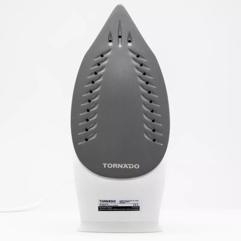 TORNADO TST-1800 | Plancha de vapor con suela de teflón y golpe de vapor de 160 g