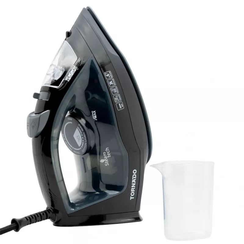 TORNADO TST-2000G | Plancha de vapor con suela cerámica y golpe de vapor de 170 g