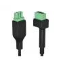 HP Poly Studio A2 Negro Cable Extender for Table Mic Male to Female Phoenix Connector 8M(26ft)