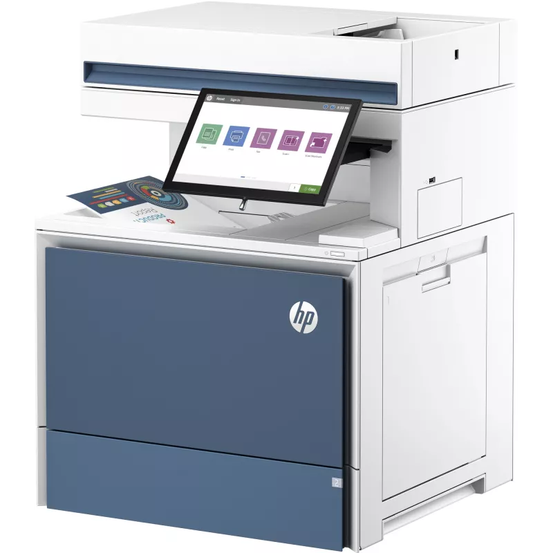 HP Color LaserJet Enterprise Flow MFP 6800zf Impresora, láser, color, 1200 x 1200 DPI, A4, impresión directa, gris