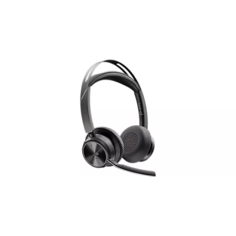 HP Poly Voyager Focus 2-M USB-C-C Auriculares USB-C/A adaptador base de carga