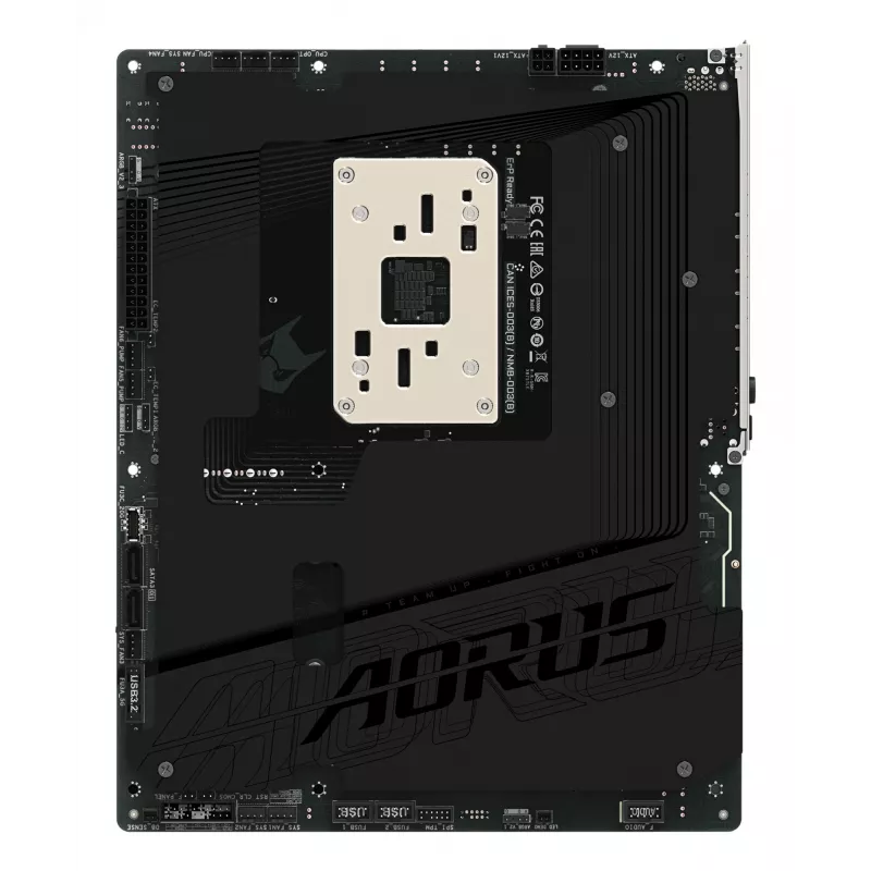 Placa base GIGABYTE X870 AORUS STEALTH - Compatible con CPUs AMD Ryzen 9000, VRM digital de 16+2+2 fases, hasta 8200Hz DDR5 (OC), 2xPCIe 5.0 + 2xPCIe 4.0, Wi-Fi 7, 5 GbE LAN, USB 4