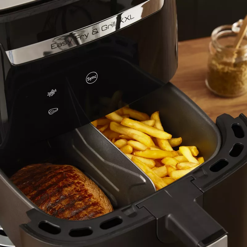 Freidora de aire Tefal Easy Fry & Grill EY8018 6,5 L 1,5 kg 1830 W pantalla táctil LCD negra de sobremesa