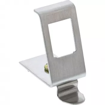 InLine Marco de montaje Keystone para carril DIN, 1 puerto, metal