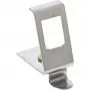 InLine Marco de montaje Keystone para carril DIN, 1 puerto, metal
