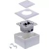 Toma de red InLine 76842A 2 x RJ-45 blanca cable de red Cat 6a