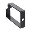 Sujetacables InLine 43x70mm metal negro — sujetacables universal, 12,3×70×55 mm