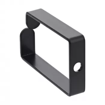 Sujetacables InLine 43x70mm metal negro — sujetacables universal, 12,3×70×55 mm