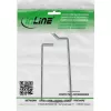 Sujetacables InLine 19110T metal 44,4×102,8×80 mm negro, universal