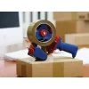 Dispensador de cinta TESA 6300 metal goma azul rojo