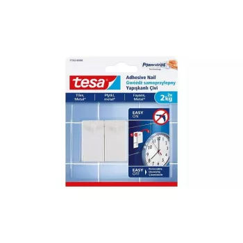 Gancho universal TESA 77762 interior blanco 2 uds.