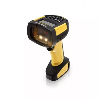Lector de códigos de barras de mano Datalogic PM9600-DKHP433RB 1D/2D láser negro amarillo
