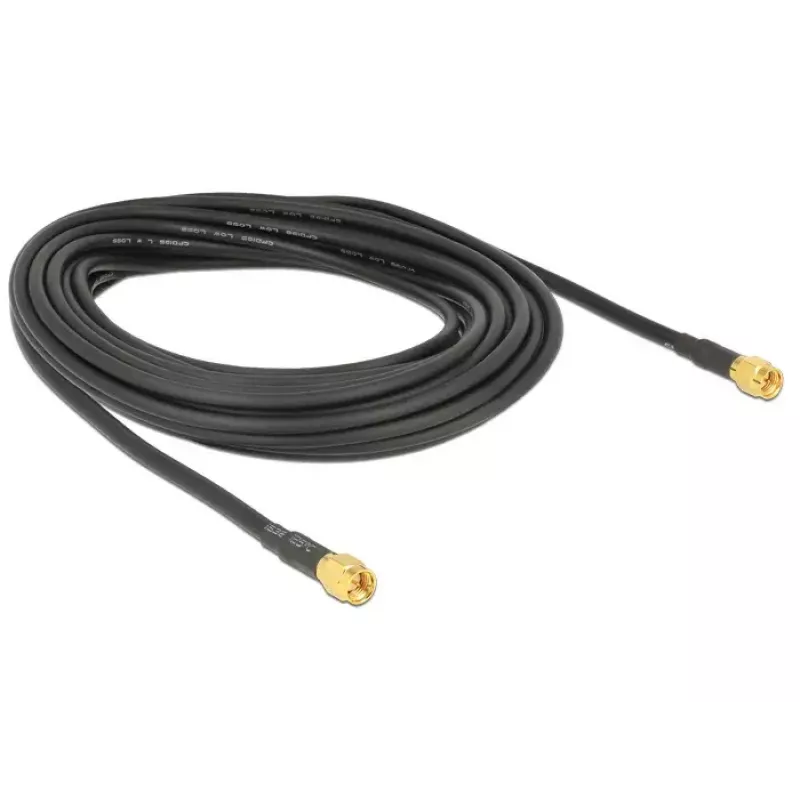 Cable coaxial DeLOCK 88893 LMR195 10 m SMA negro