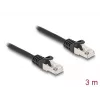 Cable Delock RJ50 macho a RJ50 macho S/FTP 3 m negro