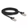 Cable Delock RJ50 macho a RJ50 macho S/FTP 3 m negro