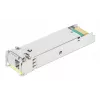 Módulo transceptor óptico SFP bidireccional Intellinet Gigabit Fiber WDM 1000Base-BX-D (LC) puerto monomodo, 120 km, BiDi WDM (RX1490/TX1550), conforme MSA para máxima compatibilidad, plateado