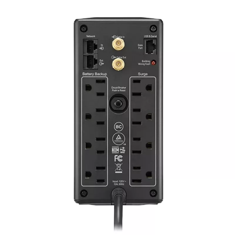 Sistema de alimentación ininterrumpida (SAI) APC BX1000M Line-Interactive 1 kVA 600 W 8 salidas AC