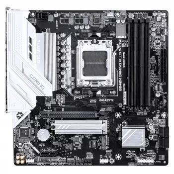 Placa base GIGABYTE B840M GAMING PLUS WIFI6E - CPU AMD Ryzen 9000, VRM 8+2+2 fases, hasta 8200MHz DDR5 (O.C), 2x PCIe 4.0 M.2, Wi-Fi 6E, 1GbE LAN, USB 3.2 Gen 2
