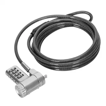 Cable de seguridad con llave Targus ASP96RGLX Plata 2 m