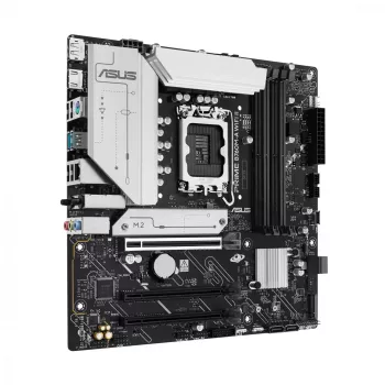 Placa base ASUS PRIME B760M-A WIFI II, micro ATX, Intel B760, LGA 1700, DDR5, 4 ranuras DIMM, hasta 256 GB, Wi-Fi 6E, 2,5Gb Ethernet