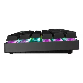 Teclado gaming mecánico Cherry MX 8.2 Pro TMR Inalámbrico Tenkeyless 88 teclas RGB USB + RF + Bluetooth QWERTY US International Negro