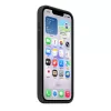 Funda de silicona con MagSafe para Apple iPhone 17e — Negro, silicona y microfibra, 6,1