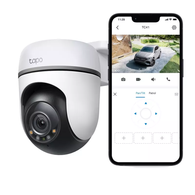 TP-Link Tapo TC41 V2 Cámara de vigilancia IP tipo domo Interior y exterior 2304 x 1296 píxeles Techo/Pared/Mástil