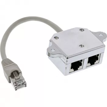 Duplicador de puerto ISDN InLine 1x conector macho RJ45 / 2x conector hembra RJ45 con cable 69932A