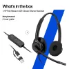 Auriculares estéreo con cable HP Poly Mission 425 Classic USB, over-ear, 126 g