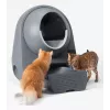 Arenero autolimpiable para gatos Catlink Pro-X Luxury — capacidad de 65 L, gris, 580×600 mm