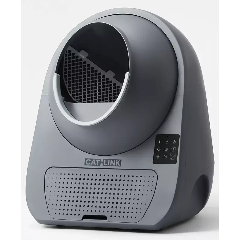 Arenero autolimpiable para gatos Catlink Pro-X Luxury — capacidad de 65 L, gris, 580×600 mm