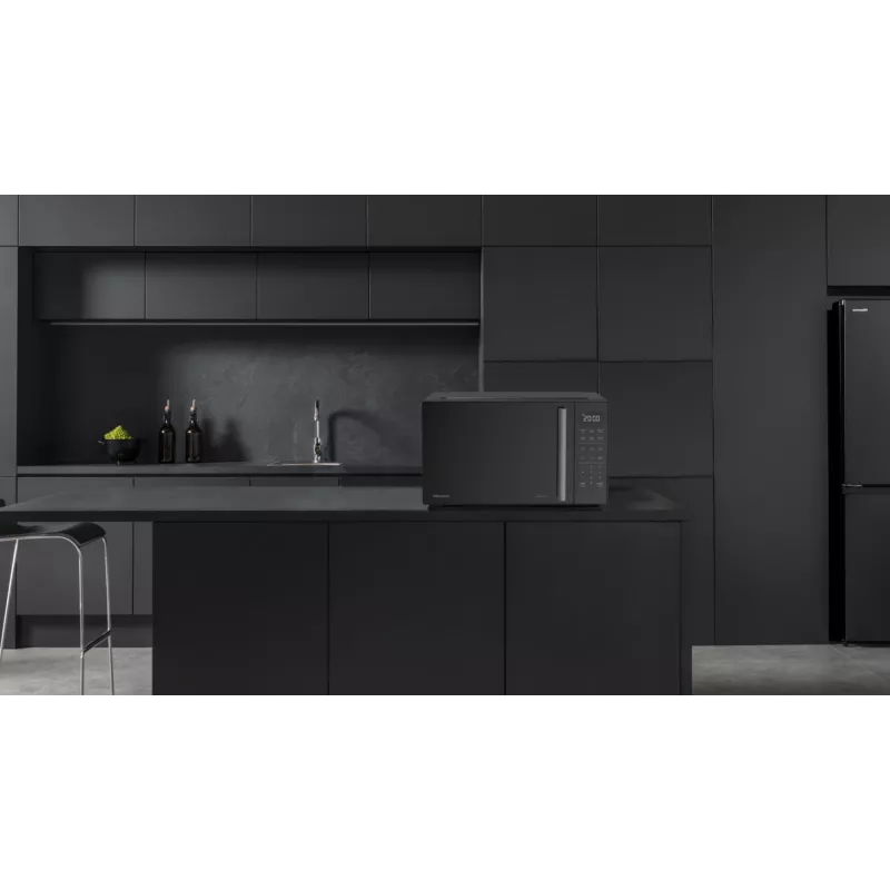 Hisense H23MOBS4HI negro microondas solo encimera 23 L 900 W