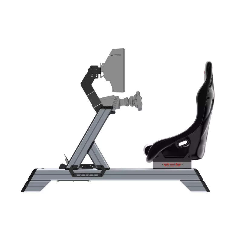 Res-Tech SMART COCKPIT + GT SITZ (PACK), cockpit de carreras, negro, gris, acrilonitrilo butadieno estireno (ABS), aluminio, 52 kg, Italia