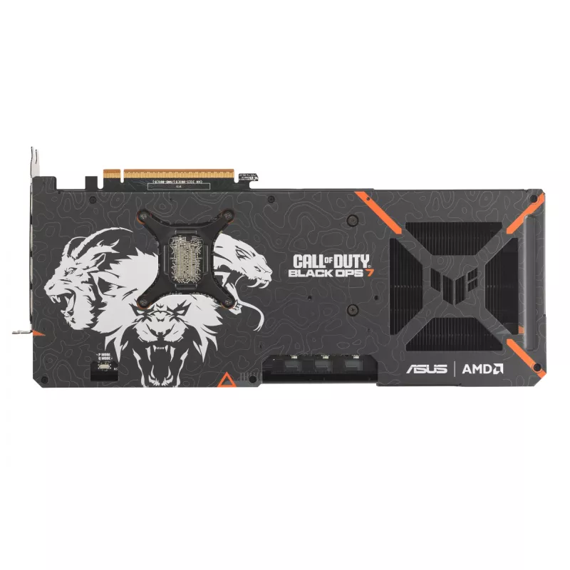 Tarjeta gráfica ASUS TUF Gaming TUF-RX9070XT-O16G-COD-BO7 AMD Radeon RX 9070 XT 16 GB GDDR6, 256 bits, PCIe 5.0, 3 ventiladores