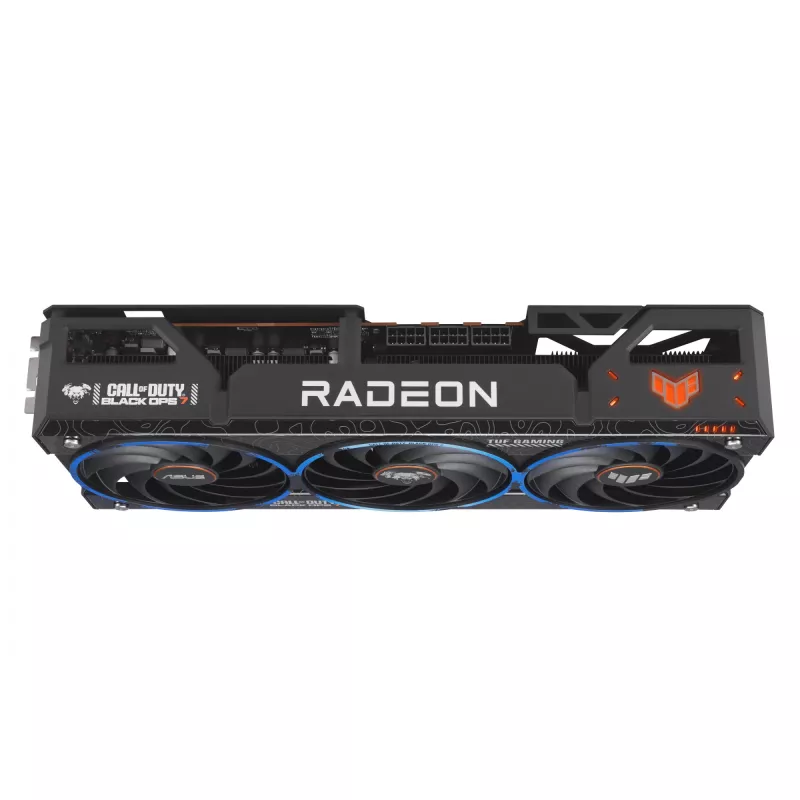 Tarjeta gráfica ASUS TUF Gaming TUF-RX9070XT-O16G-COD-BO7 AMD Radeon RX 9070 XT 16 GB GDDR6, 256 bits, PCIe 5.0, 3 ventiladores
