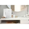 Mini nevera con espejo de maquillaje LED Elle ESDAF01WHEU 6 L blanca