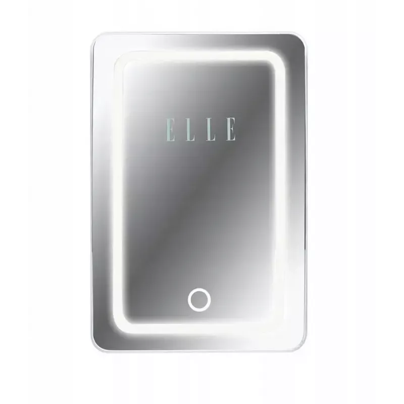 Mini nevera con espejo de maquillaje LED Elle ESDAF01WHEU 6 L blanca