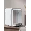 Mini nevera con espejo de maquillaje LED Elle ESDAF01WHEU 6 L blanca