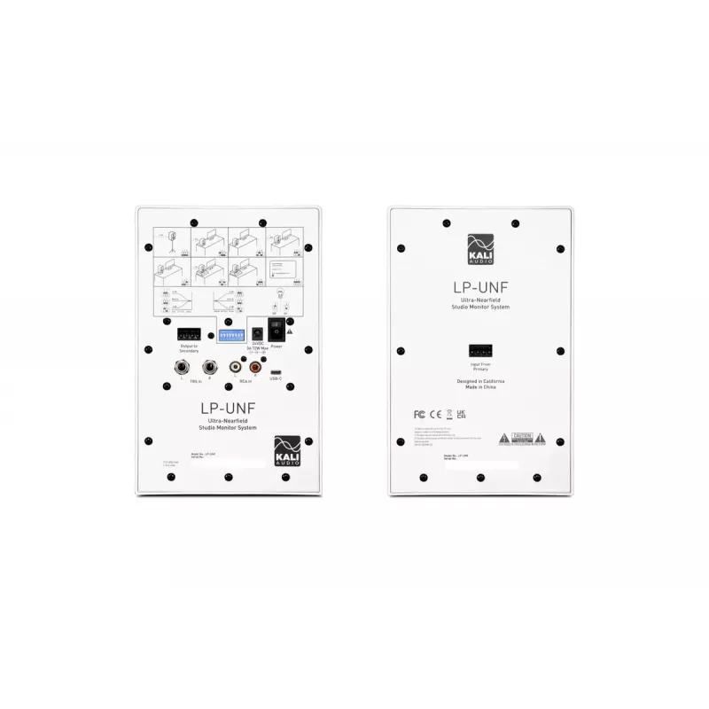 Kali Audio LP-UNF monitores de estudio Bluetooth, blanco (par)